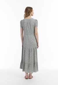 usha Rochie maxi - wollweiss mehrfarbig