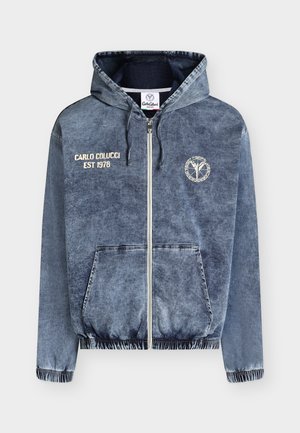 Carlo Colucci, HOODIE - Giacca di jeans - blue