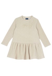 Chicco Stickad klänning - beige
