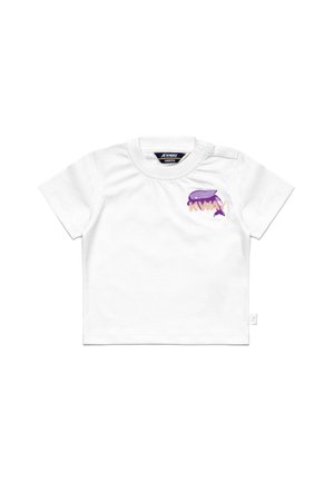E. PETE DOLPHIN  - T-shirt con stampa - white