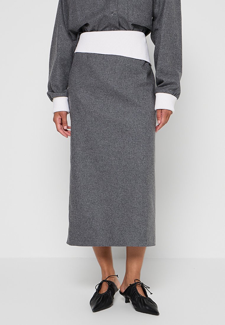 CLAUDIE PIERLOT Maxirok grijs