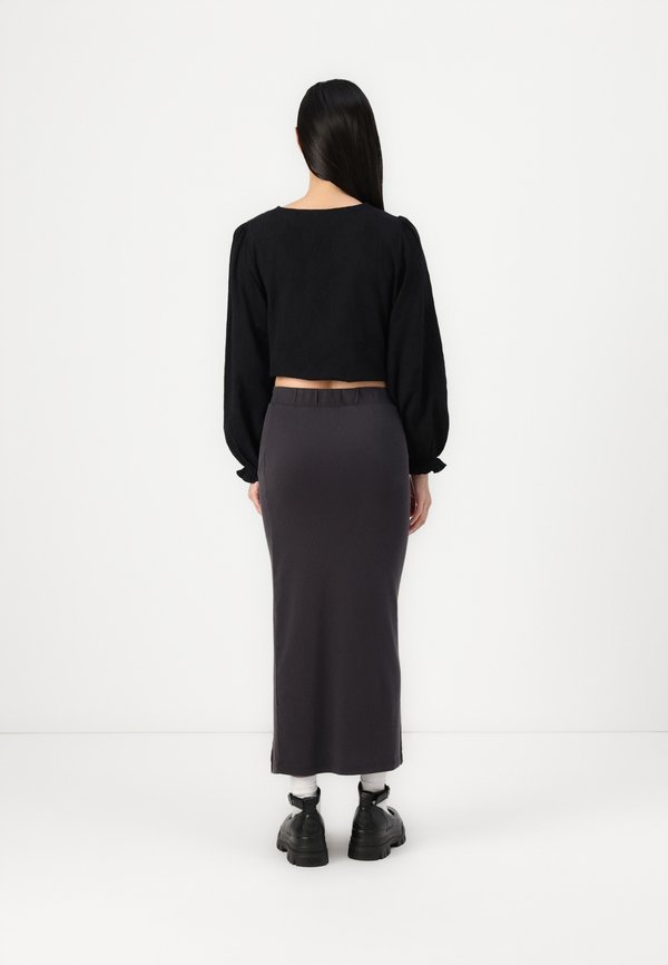 NMATHEA SKIRT - Maxi skirt - obsidian3