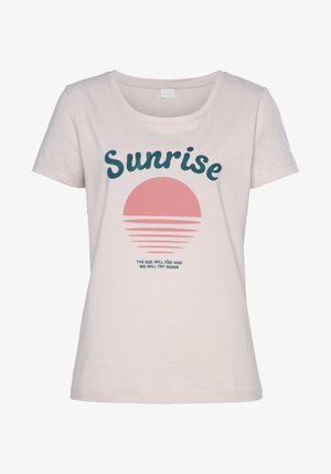 Vivance, KURZARM - T-Shirt print - creme