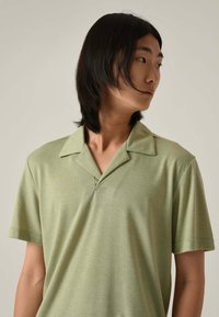 ANT Antioch Open Grey Relax Fit Zippered Polo Neck Men's T-Shirt - Campi Bisenzio