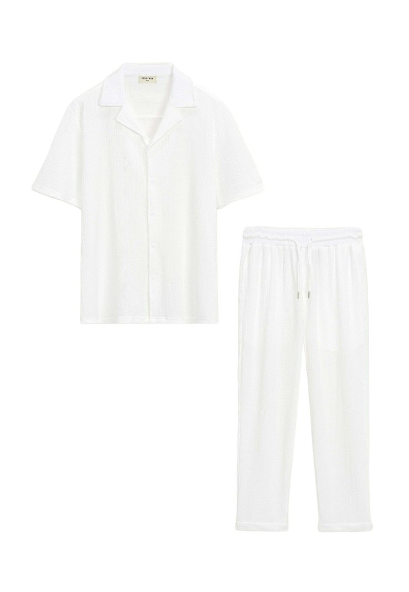 FRILIVIN ENSEMBLE UNI SET - Pantalon classique - blanc