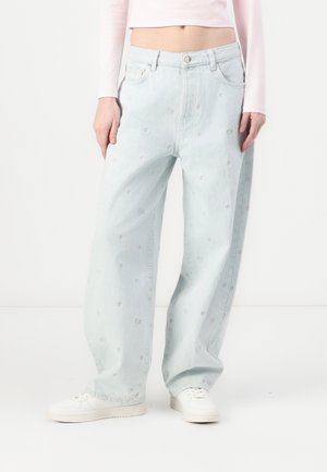 GIMINE - Leveälahkeiset - light/pastel blue