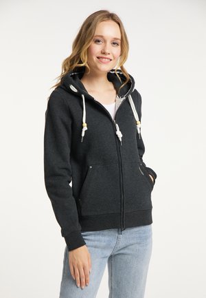 SCHMUDDELWEDDA YASANNA - Felpa con zip - dunkelgrau melange