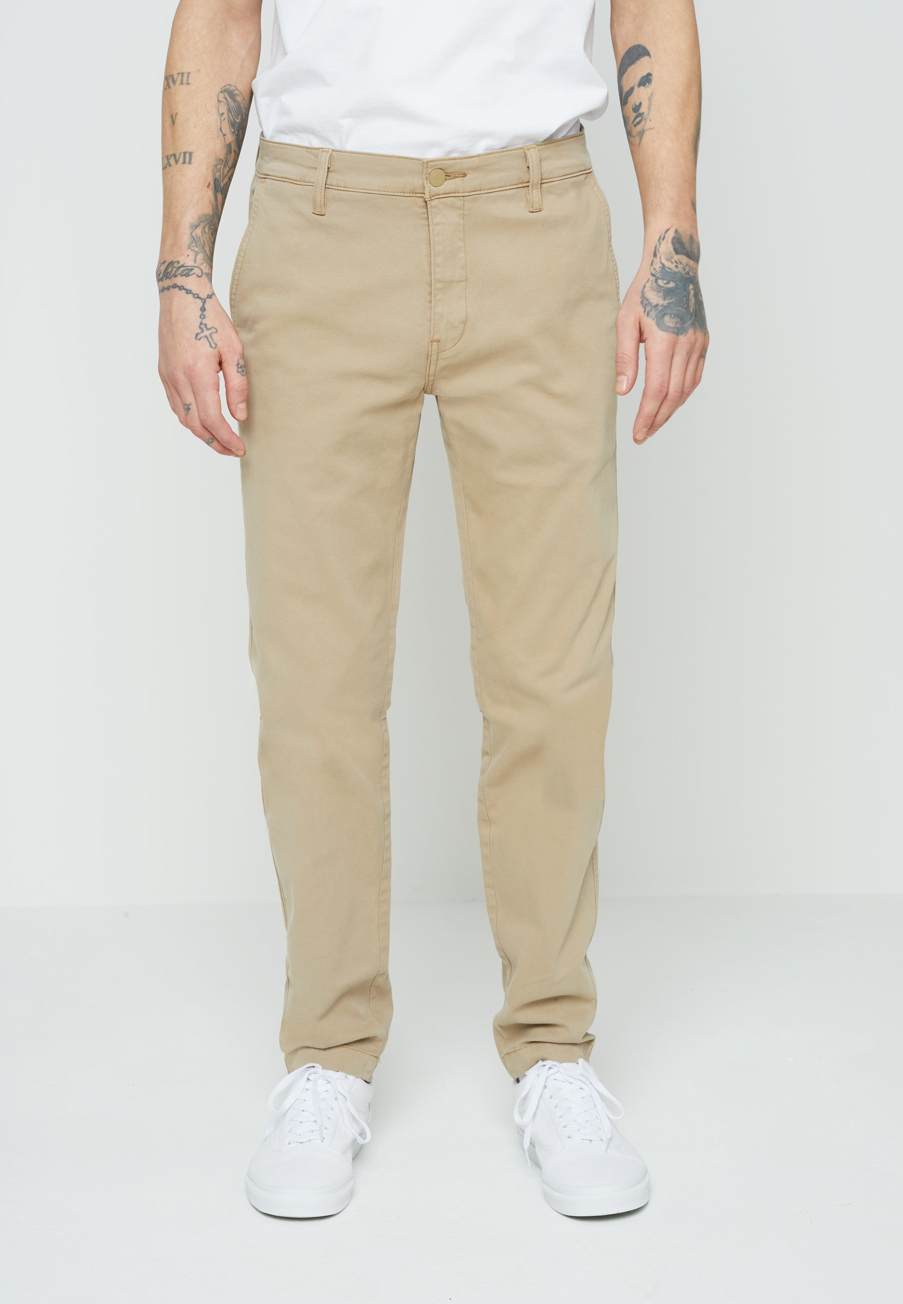 Pantalon chino beige