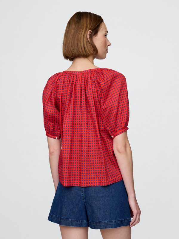 GAP X DOEN BLOUSE - Blouse - vermillion2