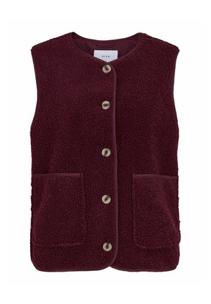 VILA, VIADA TEDDY VEST - Veste sans manches - port royale