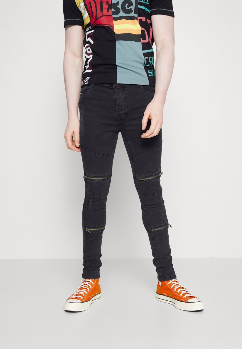 Herren Skinny Fit | Brave Soul ELBA Jeans Skinny Fit charcoal/dunkelgrau - CH08234 Herren Skinny Fit | Brave Soul ELBA Jeans Skinny Fit charcoal/dunkelgrau - CH08234