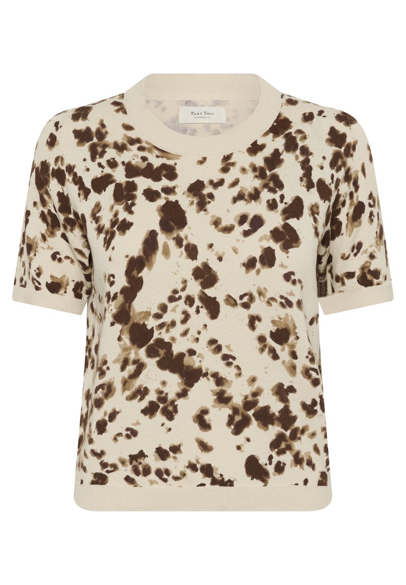 Part Two GERTIANAPW PU - T-shirts print - neutral leopard print/brun ...