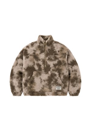 PROHIBITED, HIGHLAND SHERPA HALF-ZIP UNISEX - Sweat polaire - muted khaki