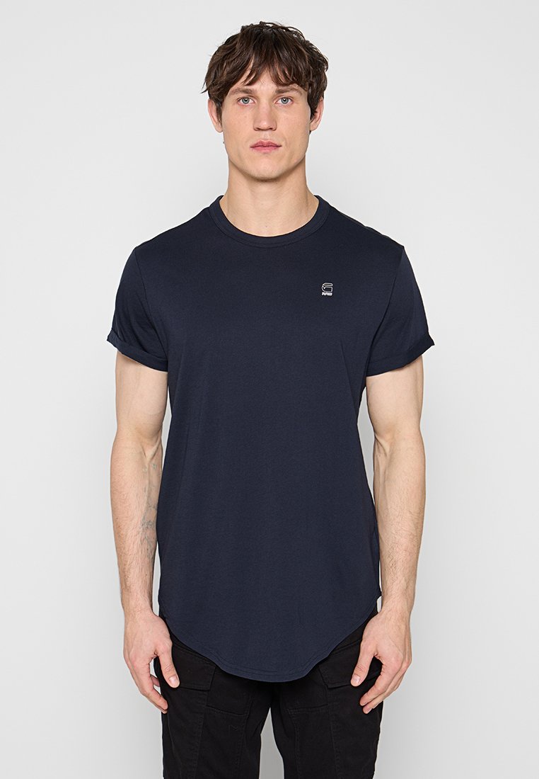 G-Star T-shirt basic donkerblauw denim