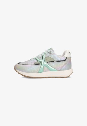 Mexx, Sneakers laag - groen wit