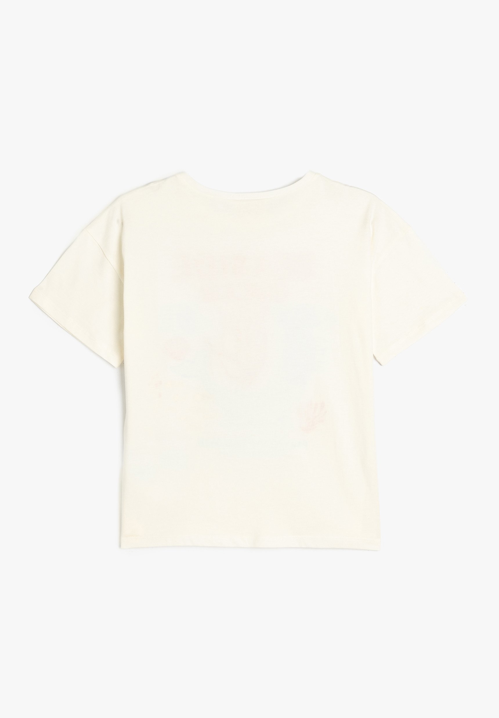 Koton Mädchen T-Shirt – Kurzarm Mit Glitzerprint, Aus 100% Baumwolle