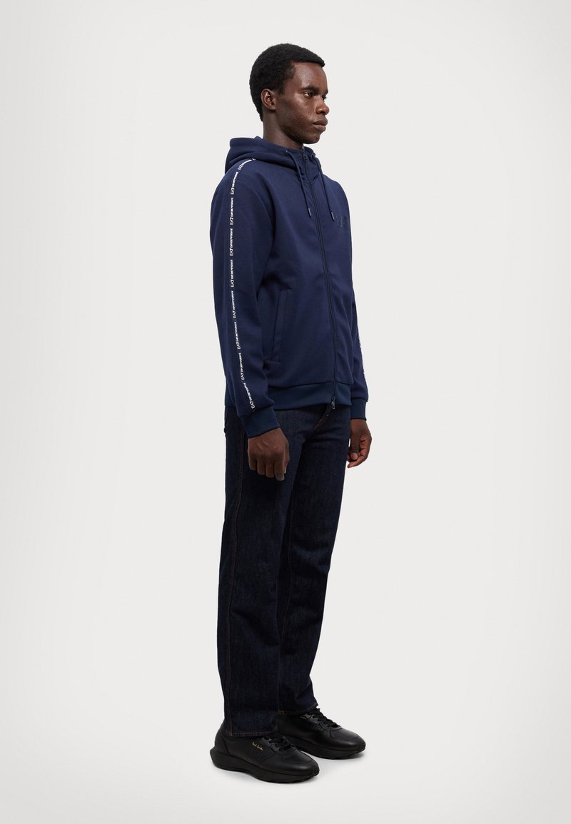 EA7 Emporio Armani FELPA - Jersey con capucha - navy