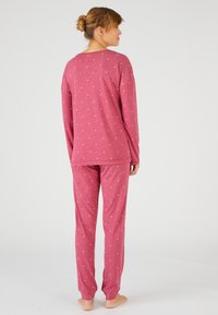 Damart IMPRIMÉ ÉTOILES THERMOLACTYL SET - Pigiama - rouge