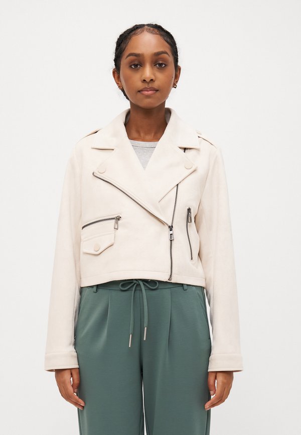 ONLDIANE LIFE BIKER  - Kunstlederjacke - pumice stone