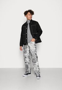 Jack & Jones JJEEMIL HALF ZIP - Camisola - grey melange