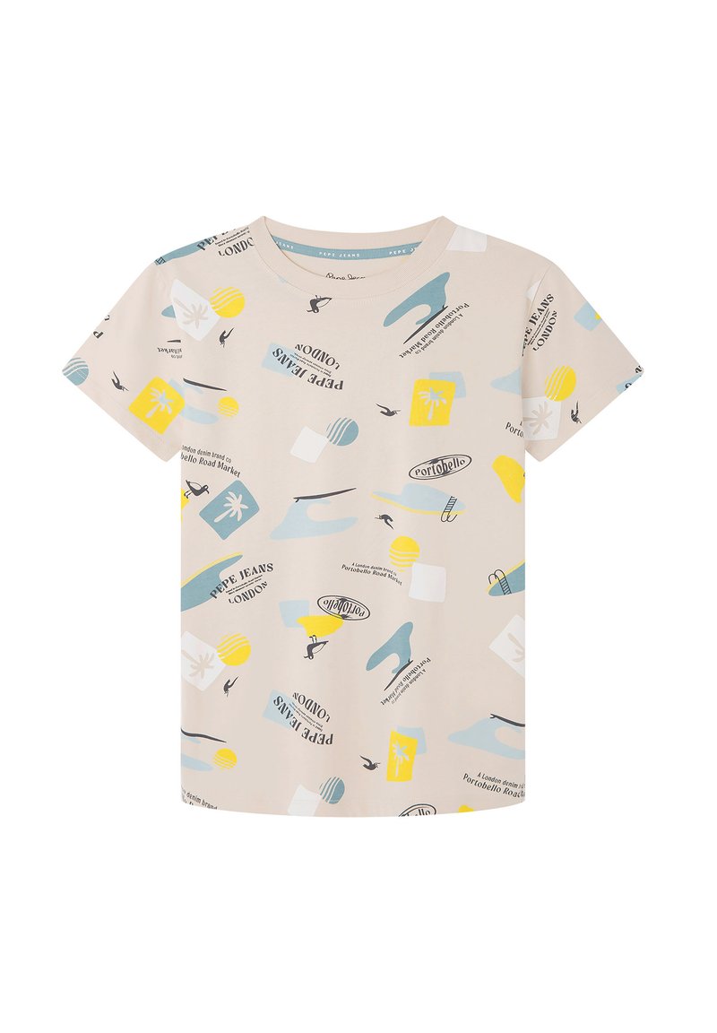 Pepe Jeans T-shirt print beige Pepe Jeans T-shirt print beige