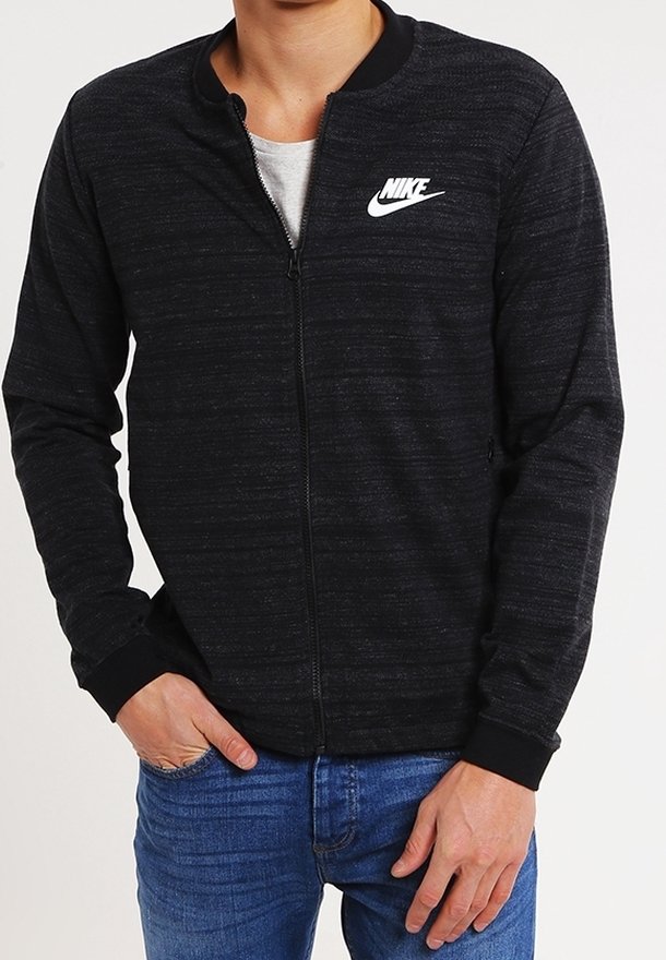 Nike Sportswear Tröja med dragkedja - black