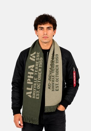 Alpha Industries, BANNER SCARF UNISEX - Bufanda - oliv
