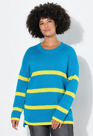 WITH STRIPES - Neule - light turquoise