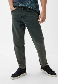 QS Relaxed fit jeans - azurblau