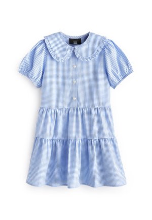 RICH SCHOOL GINGHAM TIERED PRETTY - Robe de jour - navy blue