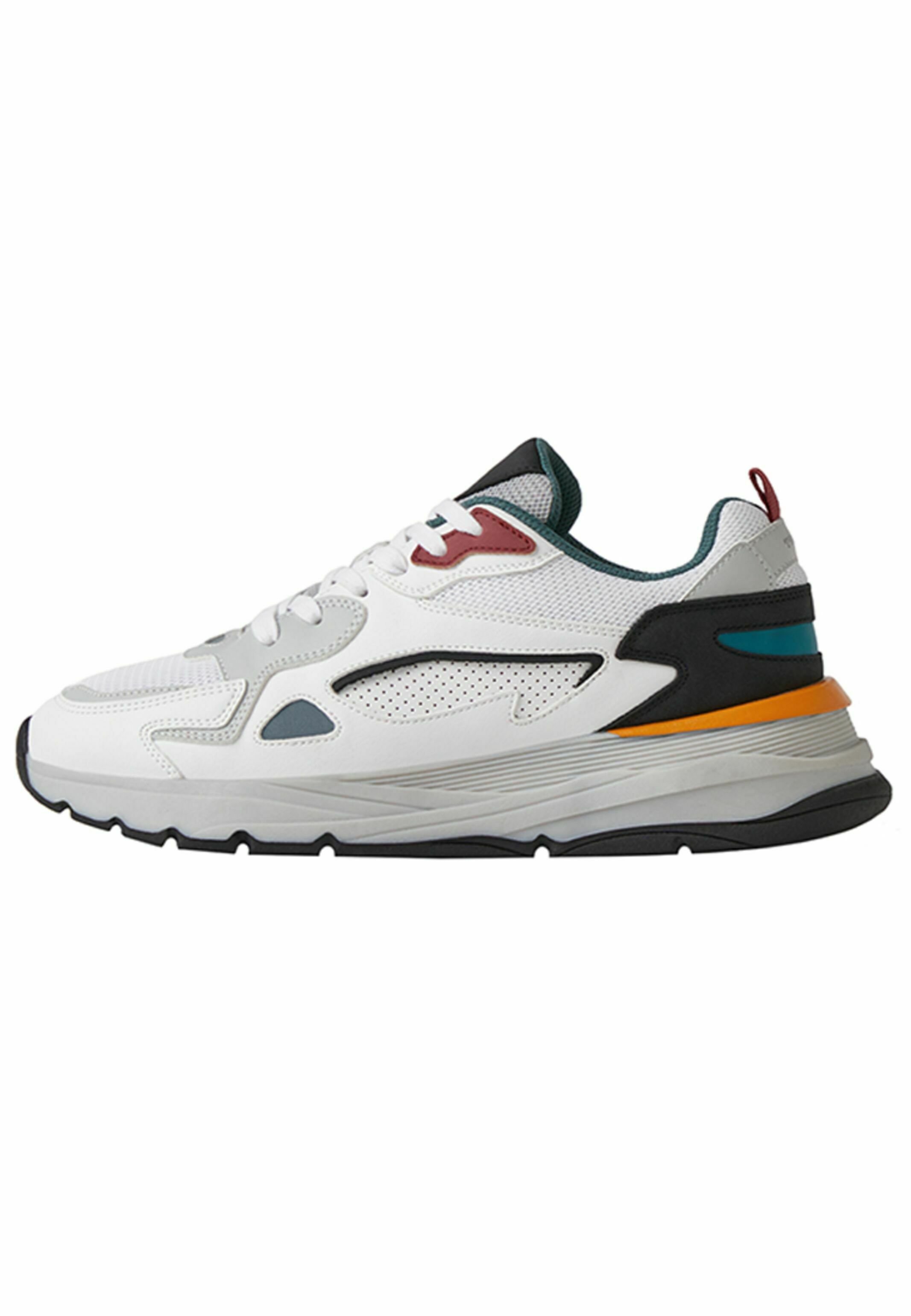 Bershka Sneakers laag - multi-coloured/wit - Zalando.nl