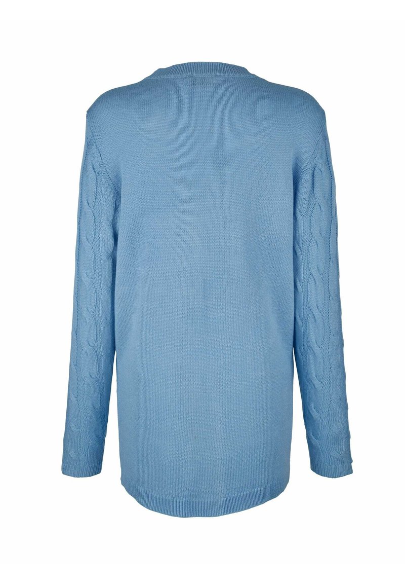 Damen Strickjacken | basically you Strickpullover himmelblau/blau - TC90188 Damen Strickjacken | basically you Strickpullover himmelblau/blau - TC90188