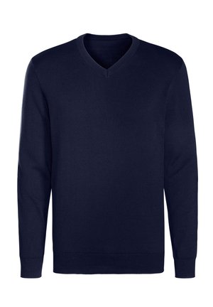 H.I.S V-AUSSCHNITT - Strickpullover - navy