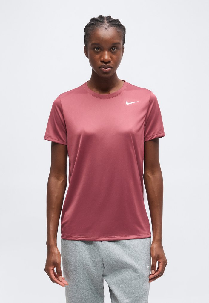 Nike TEE - Sports T-shirt - pink smoke/white