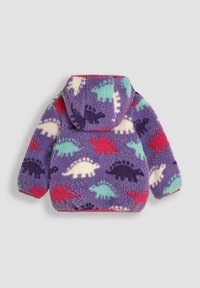 JoJo Maman Bébé DINO BORG HOODIE - REGULAR FIT - Polárdzseki - lilac