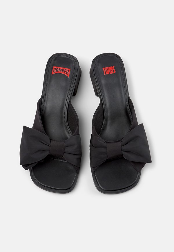 KORA  - Heeled mules - vega negro/korasand vega2