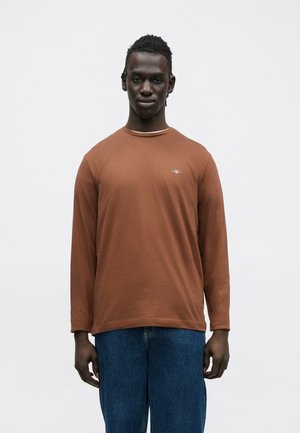 SHIELD - Longsleeve - mahogany brown