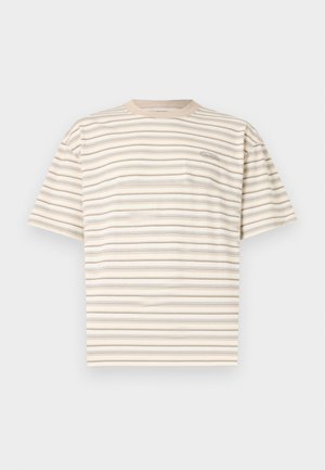 Hollister Co., BOXY STRIPE - T-shirt imprimé - white