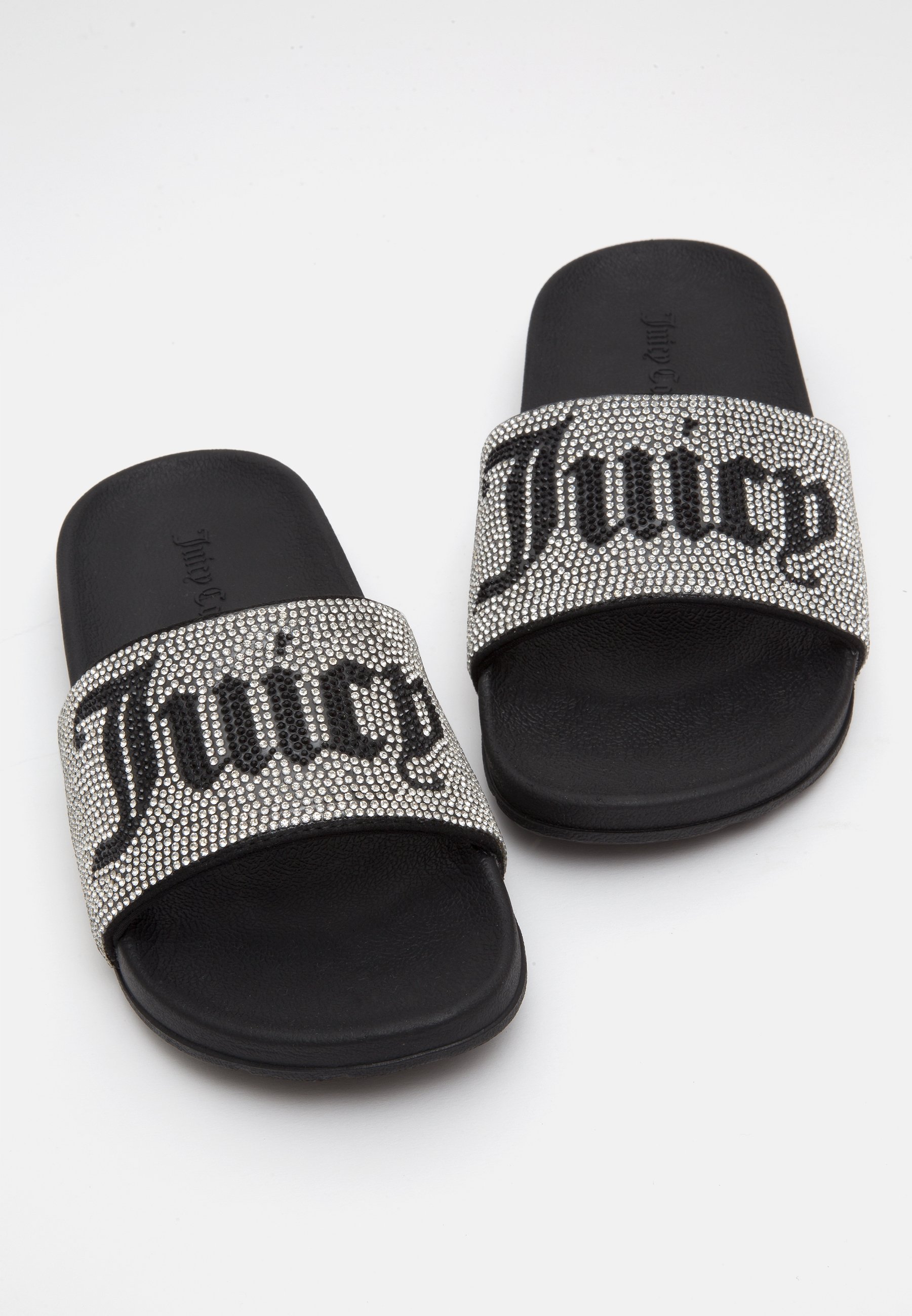 juicy Juicy Couture DIAMANTE - Papuci înot - black/negru - Zalando.ro