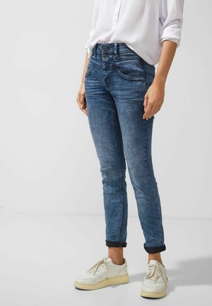 Slim fit jeans - dark-blue denim
