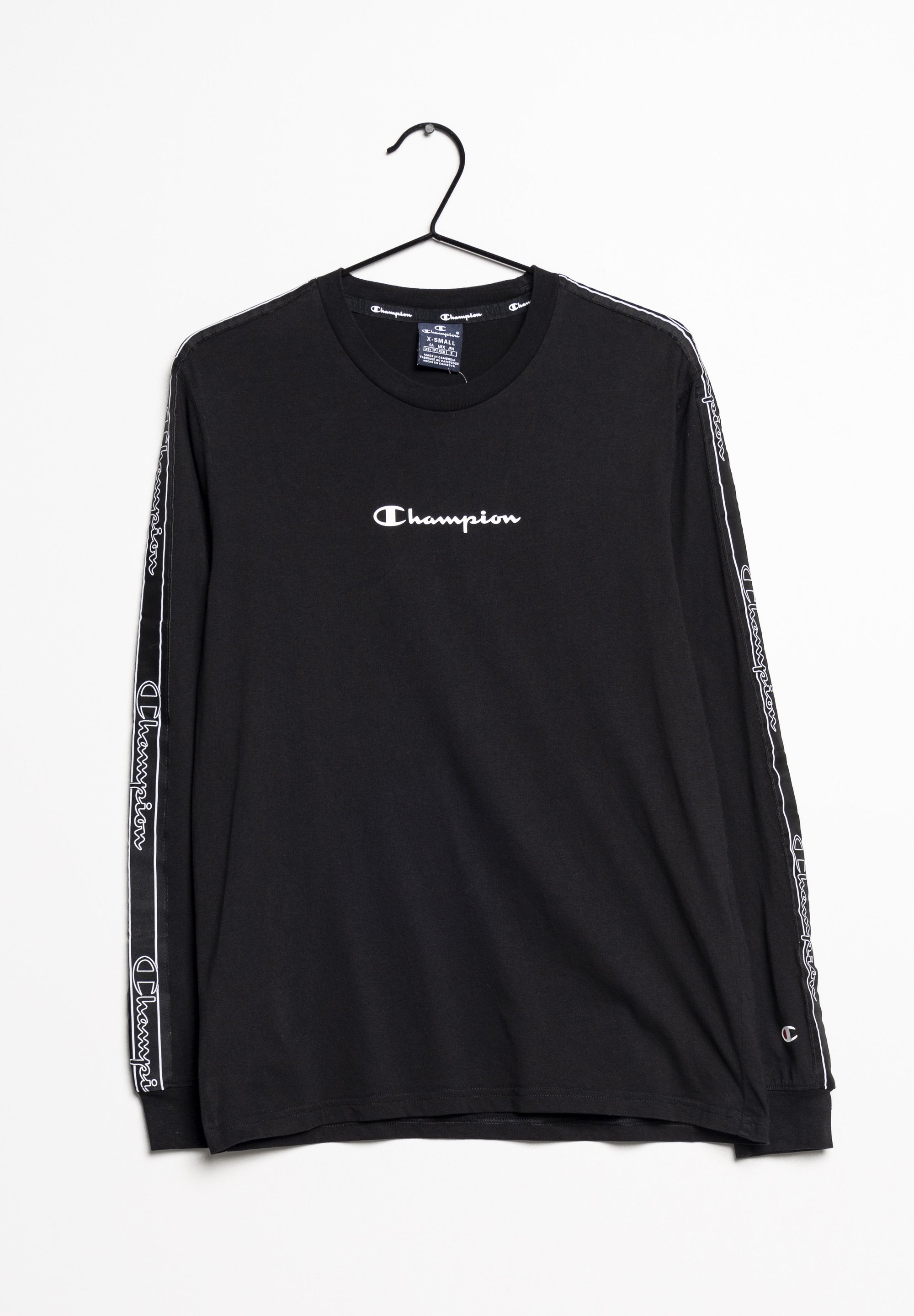 Maglie Nere Zalando Champion Long Sleeved Top Black (Pre-owned)