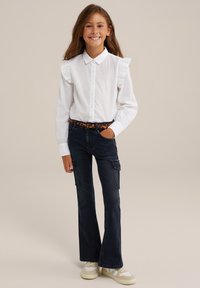 WE Fashion Košilová halenka  - white