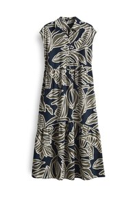 RELAXED FIT MIDI PRINT VOLANT - Blusenkleid - olive leaf