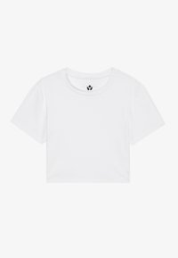 ESSENTIAL QUICK DRY  CROPPED SHORT SLEEVE T-SHIRT - T-shirt básica -  white