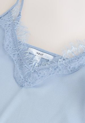 Next, REGULAR FIT - SATIN LACE CAMI TOP  . - Topp - blue