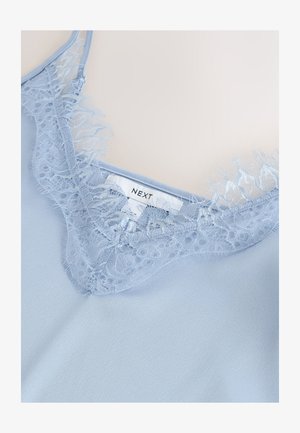 Next, REGULAR FIT - SATIN LACE CAMI TOP . - Topp - blue