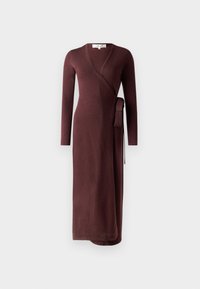 ASTRID DRESS - Rochie tricotată - chestnut brown