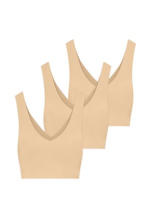 3-PACK SHAPING - Bustier - beige