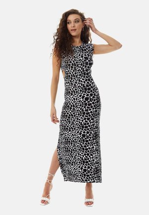 Maxi dress - black white