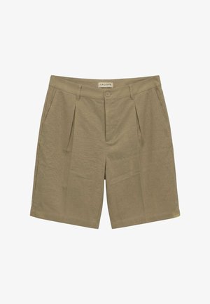 Calliope, PANTALONE CORTO TINTA UNITA - Shorts - tabacco